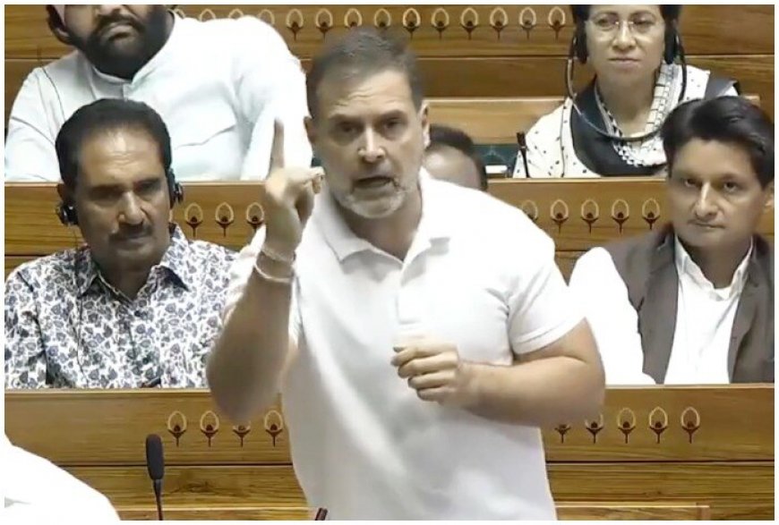 ‘Desh Ka Halwa Bant Raha Hai’: Rahul Gandhi In Lok Sabha