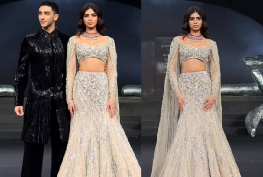 IFW 2024: Khushi Kapoor And Vedang Raina Can’t Keep Their Eyes Off Each Other as They Walk in Glamourous Ensembles, WATCH