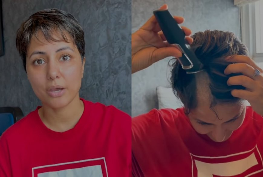 Hina Khan Shares Bold Move to Shave Off Her Hair Amid Cancer Treatment, Watch Heartfelt Video