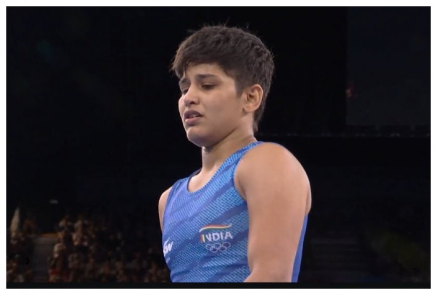 Paris Olympics 2024: Wrestler Antim Panghal Loses Via Technical Superiority In 53kg Pre-Quarters