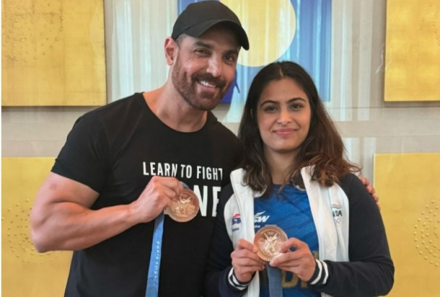 John Abraham Gets Trolled For Celebrating Manu Bhaker’s Olympic Success While Holding Her Medal: ‘Don’t Touch…’