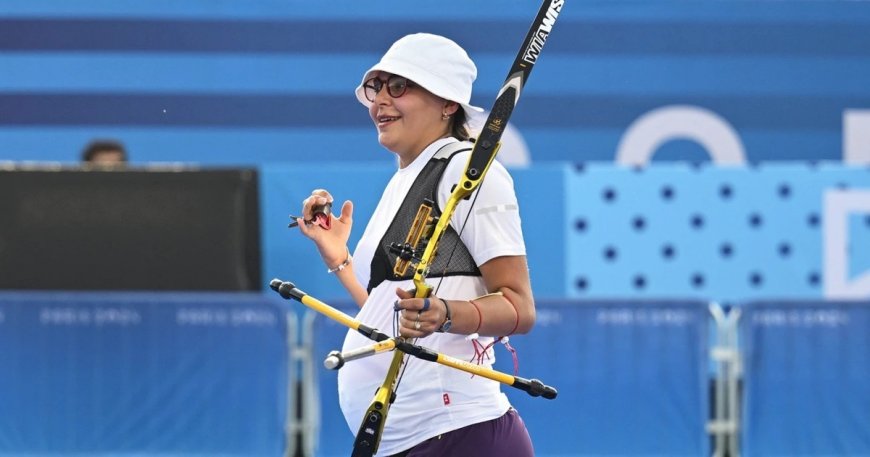 Meet Yaylagul Ramazanova, A Six-Months Pregnant Archer Who Scored a Surprise Win at Paris Olympics 2024