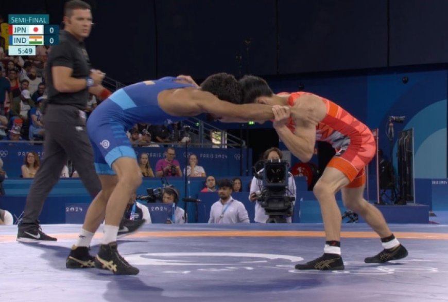 Paris Olympics 2024: Wrestler Aman Sehrawat Loses Semifinal Bout To Rei Higuchi, To Fight For Bronze