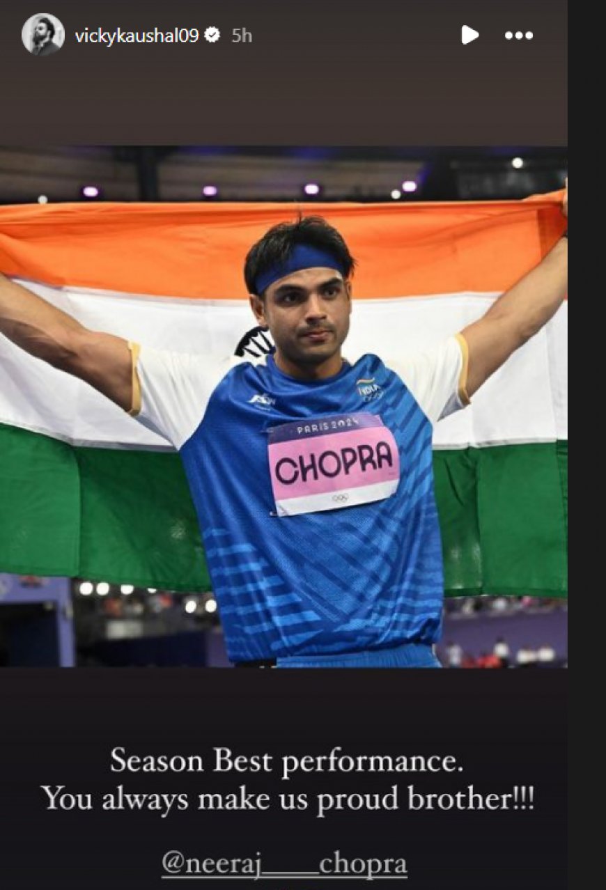 Vicky Kaushal, Rakul Preet And Others Celebrate Neeraj Chopra’s Historic Silver Win at Paris Olympics