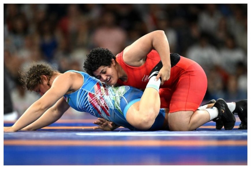 Paris Olympics 2024: Reetika Hooda Suffers Defeat in Quarterfinal Of 76kg Freestyle Wrestling Against Aiperi Medet Kyzy