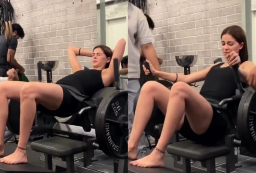 Ananya Panday’s Killer 120kg Hip Thrusts Are Perfect For Lower Body Strengthening- Watch