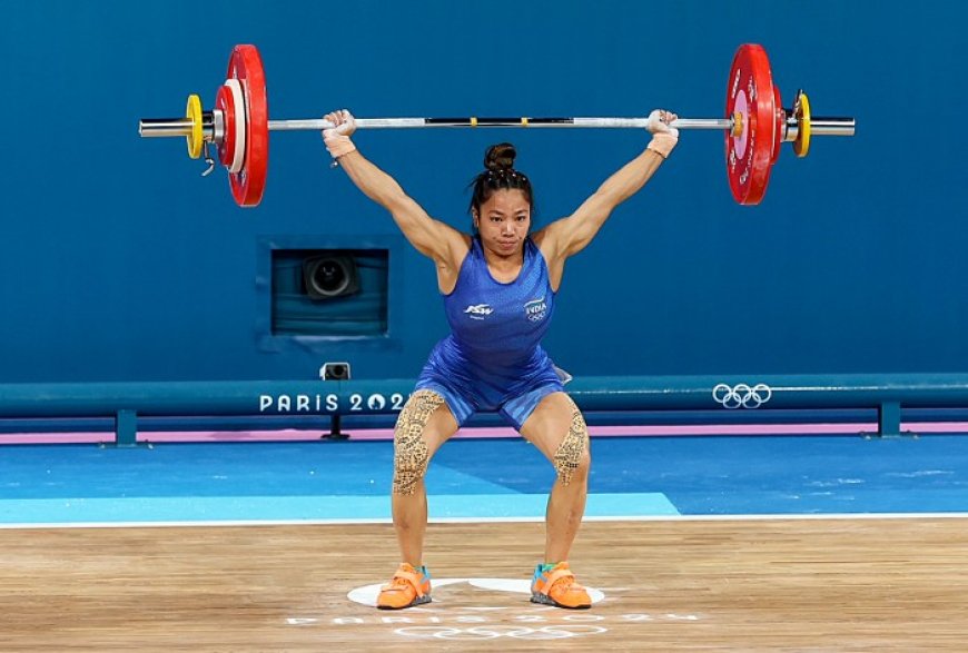 Indian Weightlifting At Paris Olympics 2024: Saikhom Mirabai Chanu Falls 1kg Short Of Glory