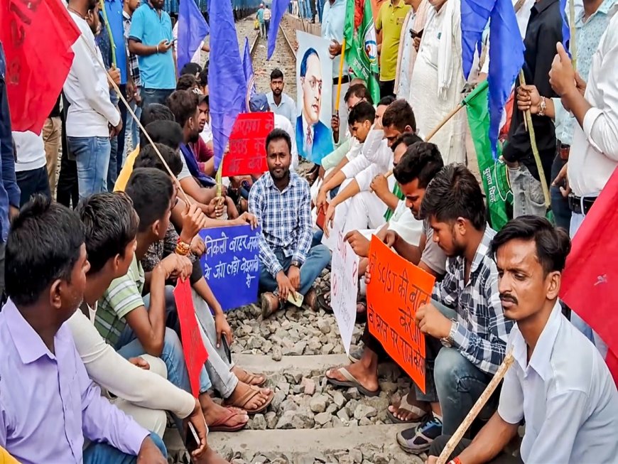 Bharat Bandh In Bihar: Dabhanga-Delhi Bihar Sampark Express Stopped At Darbhanga Railway Station, Vehicular Traffic Disrupted