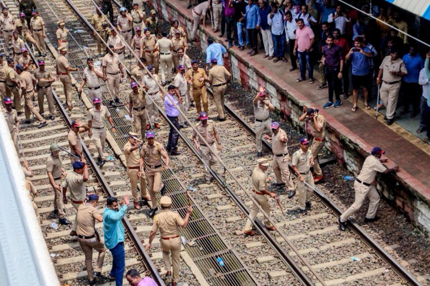 Badlapur Unrest: Police Registers 300 FIRS, Over 40 Arrested After Massive Protest