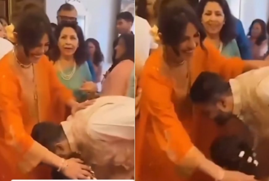 Priyanka Chopra’s Brother Siddharth And Sister-in-Law Neelam Touch Her Feet to Take ‘Aashirwad’ in New Heartwarming Video From Pre-Wedding Festivities