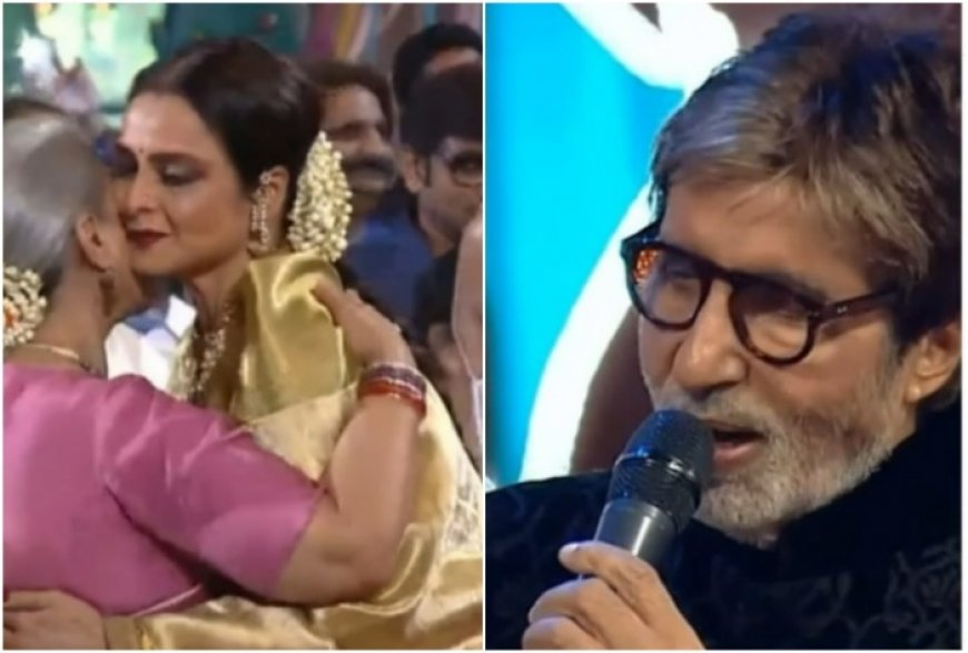 It’s Throwback Tuesday With Rekha and Jaya Bachchan’s Iconic Hug Over Amitabh Bachchan’s ‘Best Actor’ Award -Viral Video