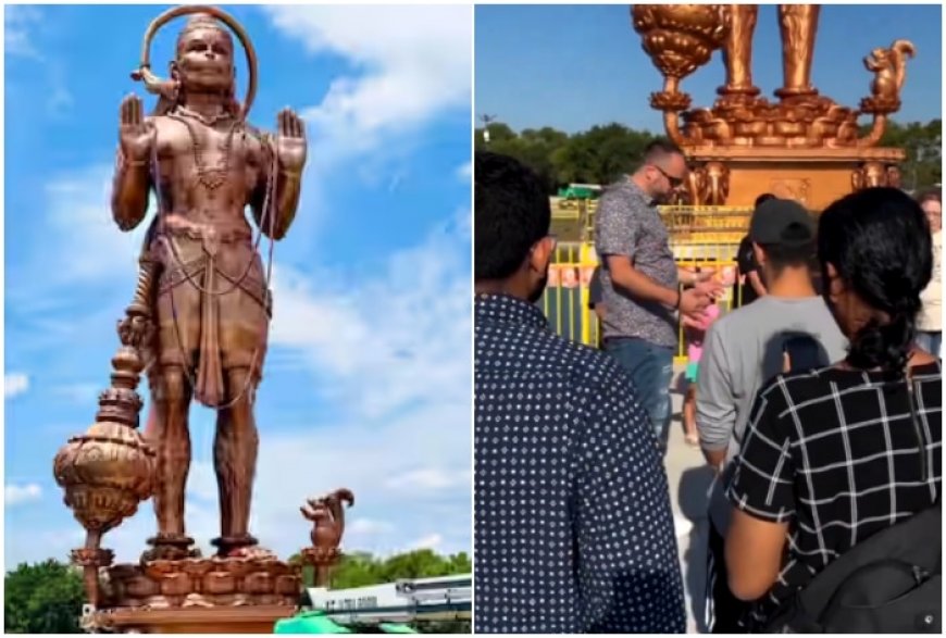 ‘Demon God’: Watch Church Group Protests Against Tallest Hindu God Hanuman’s Statue In Texas