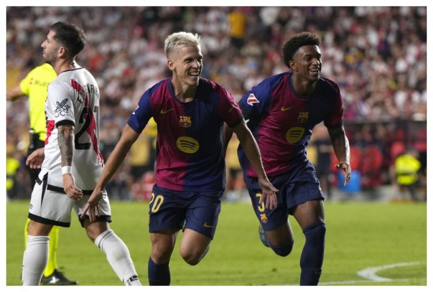 LaLiga 2024: Dani Olmo Strikes On Debut To Help Barcelona Crush Rayo Vallecano 2-1