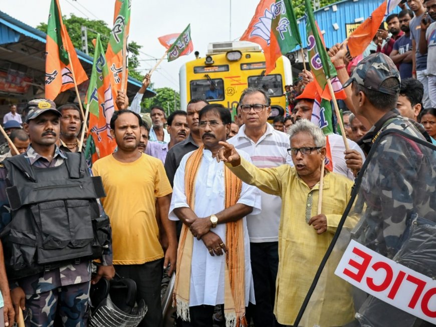 Bengal Bandh Today LIVE: Kolkata Police Detain Top BJP Leaders; Bus, Train Services Disrupted