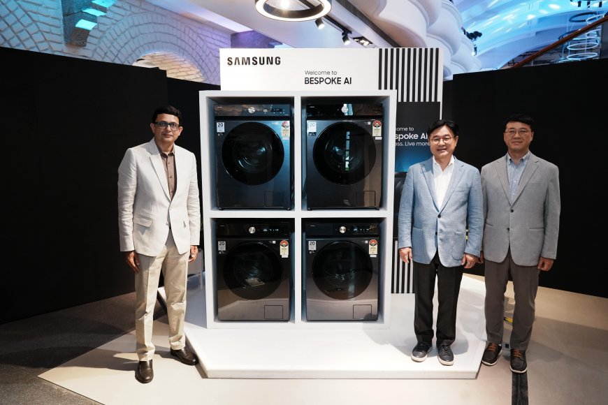 Samsung Launches AI-Enabled Bespoke Washing Machines in India