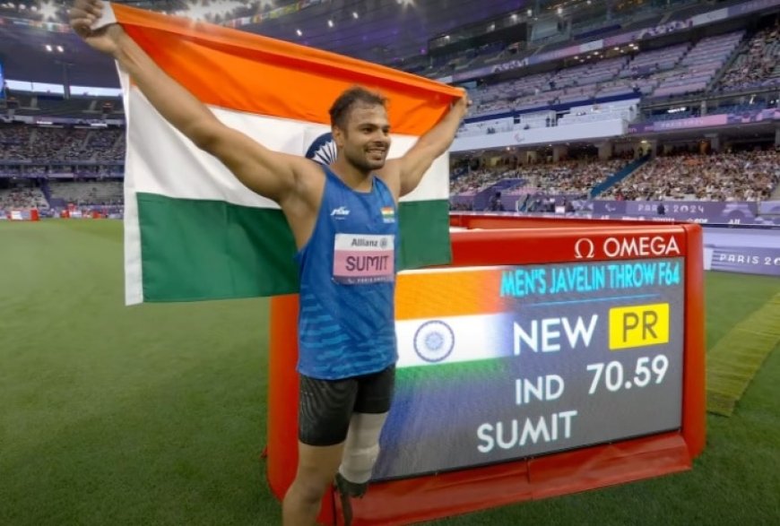 Sumit Antil Breaks Own Record Twice To Defend Paralympics Javelin Gold In Paris, India’s Medal Tally Rises To 14