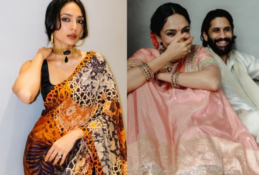 Sobhita Dhulipala Flaunts Big Diamond Engagement Ring in Printed Saree, Fiancé Naga Chaitanya Reacts