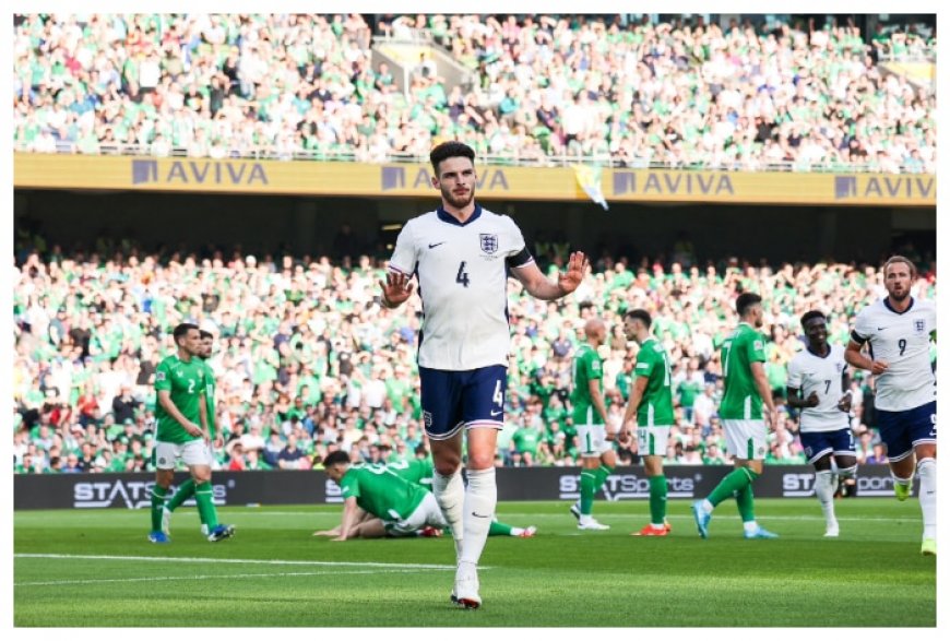 Ireland Vs England: Declan Rice Declines To Celebrate after Scoring Against Ireland In UEFA Nations League