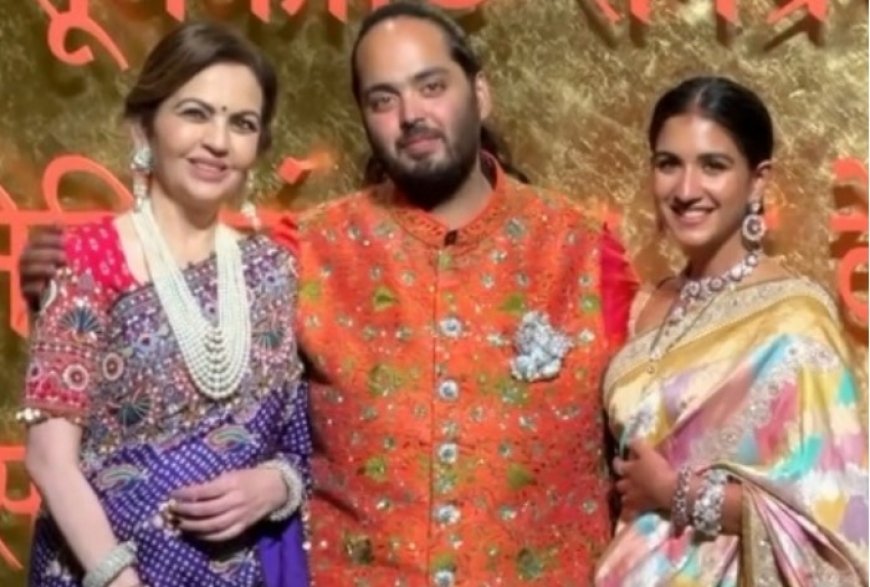 Radhika Merchant’s Silk Zardosi Saree to Nita Ambani’s Multi-String Pearl Choker: How The Ambani Bahus Stole The Show at Antila’s Ganeshotsav