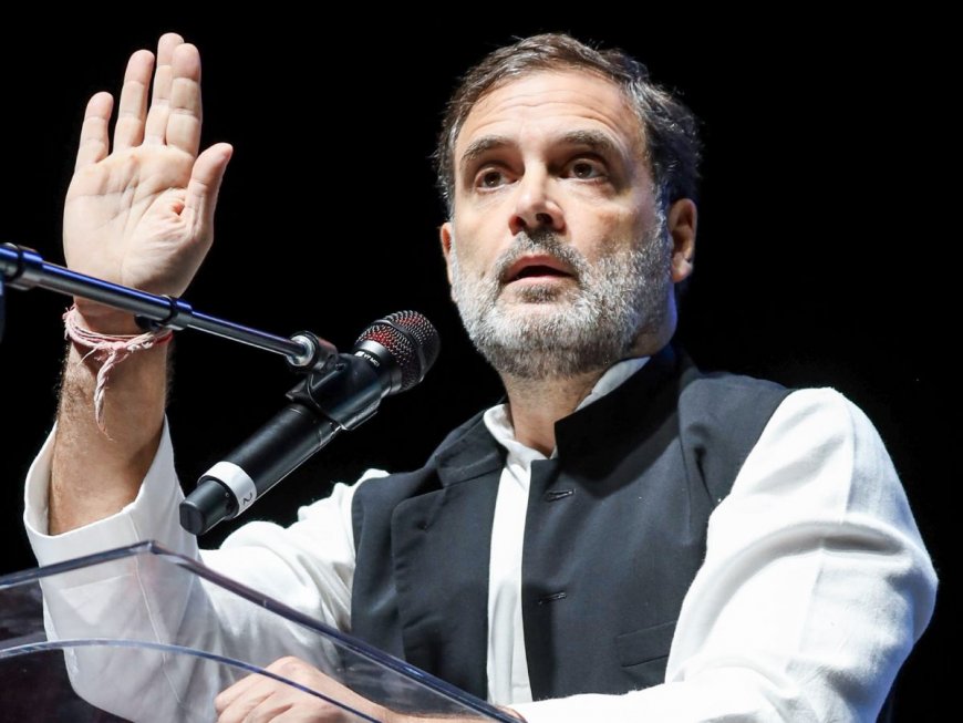 ‘Daar Nikal Gaya Aab’: Rahul Gandhi Launches Scathing Attack On PM Modi; BJP Calls Him Black Spot in Indian Democracy