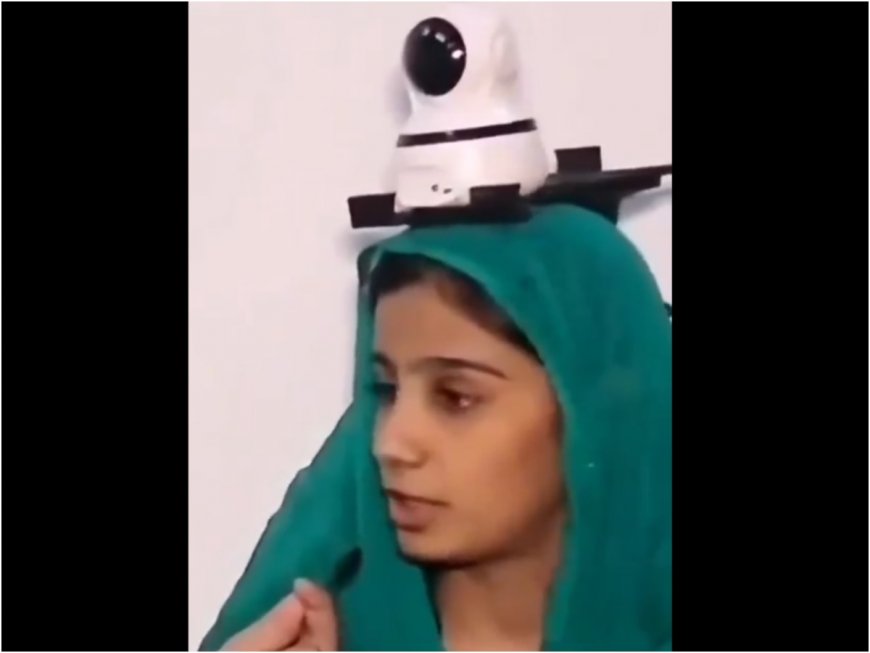 Video of Pakistani man installing CCTV camera on daughter’s head for safety goes viral