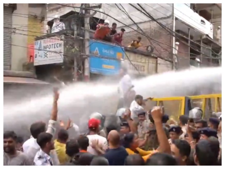 Mosque row: Hindu outfits stage massive protests in Himachal’s Mandi; Police use water cannons  