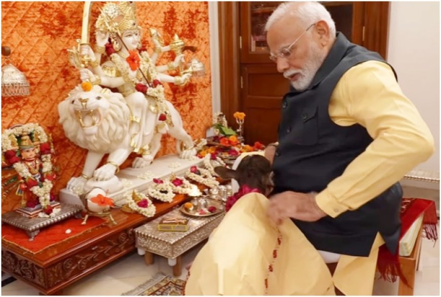 Who is the ‘New Family Member’ at PM Modi’s Residence? Meet ‘Deepjyoti’ | Watch Video