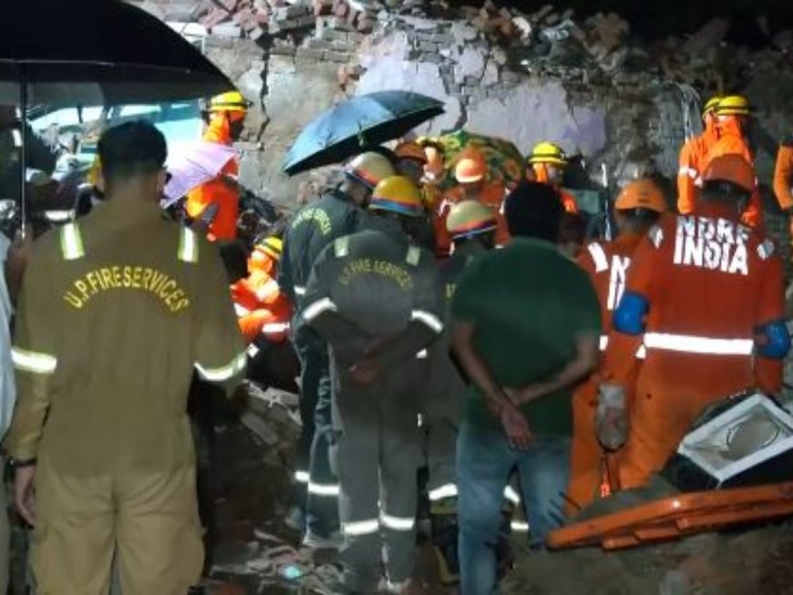 9 killed, 3 feared trapped after a three-storey building collapsed in Uttar Pradesh’s Meerut