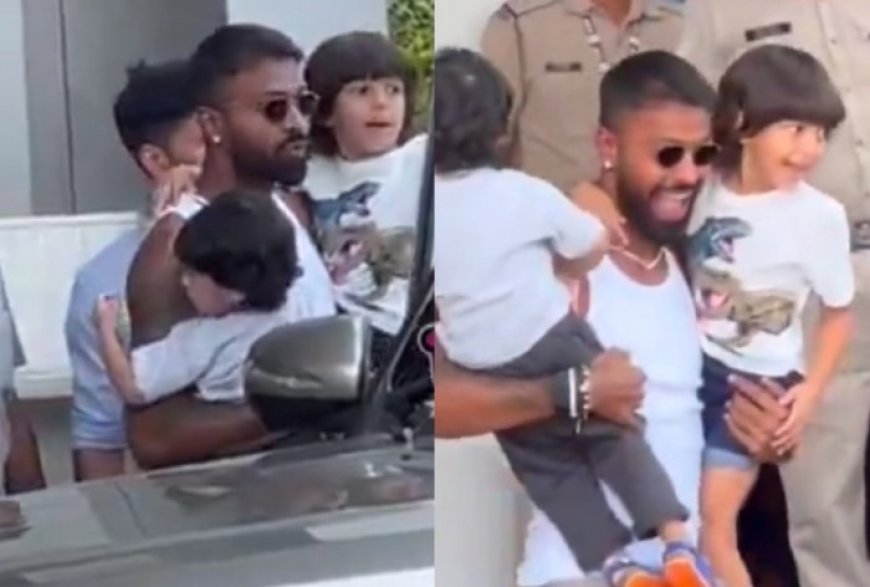 Hardik Pandya reunites with son Agastya for first time after divorce with Natasa Stankovic – WATCH Video