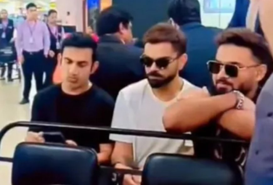 WATCH: Virat Kohli, Gautam Gambhir, Rishabh Pant Enjoy Golf cart ride at Kanpur airport