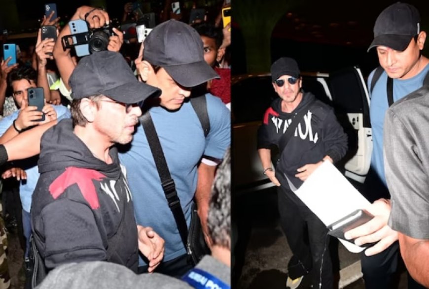 Video: Shah Rukh Khan gets mobbed at Mumbai airport as fans throng to get clicked, netizens say…