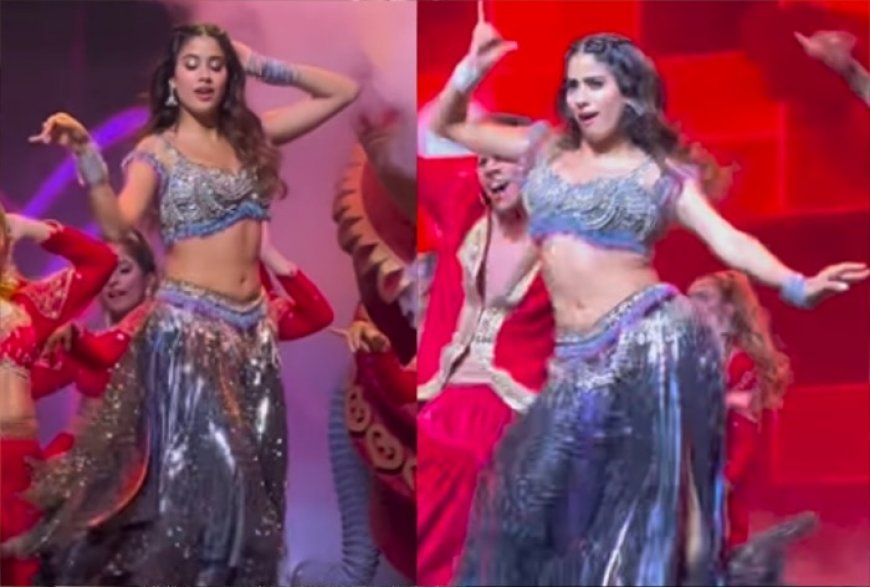 Janhvi Kapoor’s electrifying dance moves on ‘Nadiyon Paar’ in blue dress shakes up IIFA -Watch