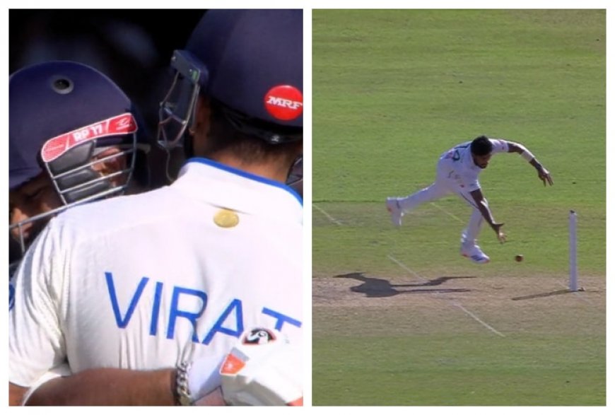 Watch: Virat Kohli hugs Rishabh Pant after surviving run-out scare in second Test against Bangladesh