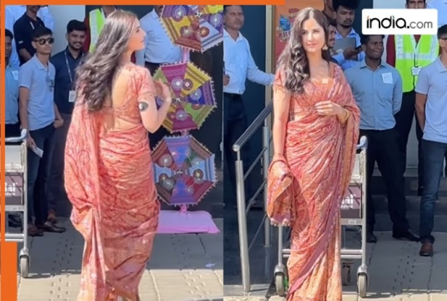 Katrina Kaif wears black patch on arm during Navratri event, fans express concern – Watch viral video