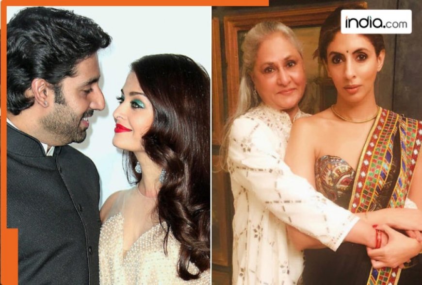 ‘If he misbehaves…’ when Abhishek Bachchan got advice from Jaya, Shweta said THIS about Aishwarya Rai, watch viral video