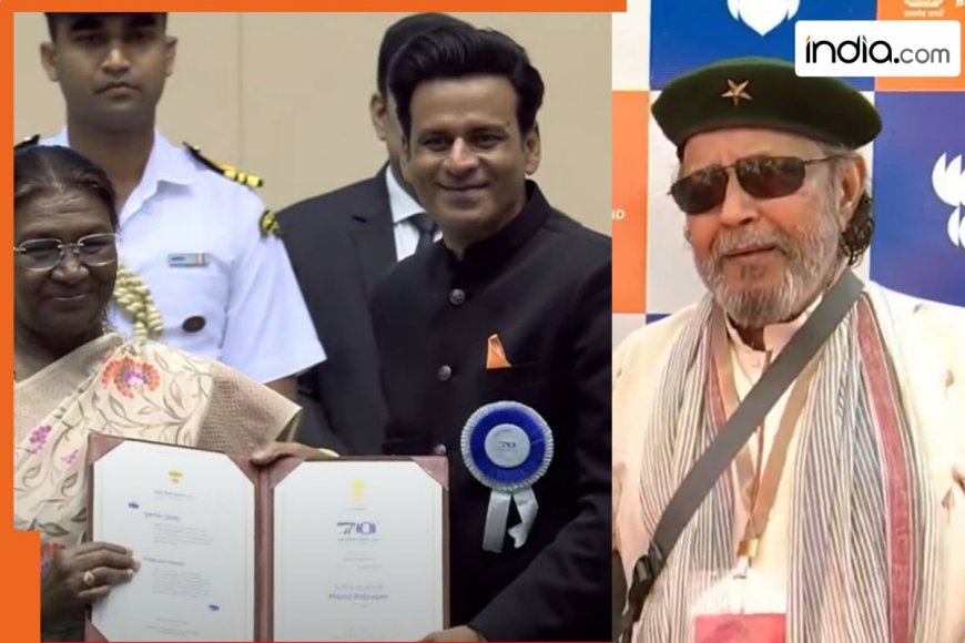 National Film Awards 2024: Mithun Chakraborty receives Dadasaheb Phalke Award; Manoj Bajpayee accepts award from President Murmu