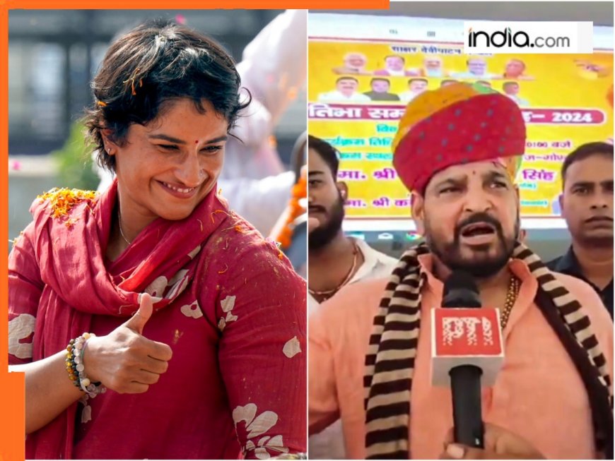 Watch: Brij Bhushan Singh’s SHOCKING comments on Vinesh Phogat’s poll win; ‘Satyanaash hi…’