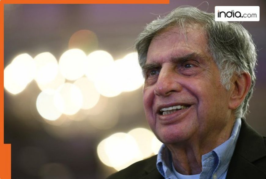 Ratan Tata dies: Tata Sons Chairman N Chandrasekaran says this about late industrialist