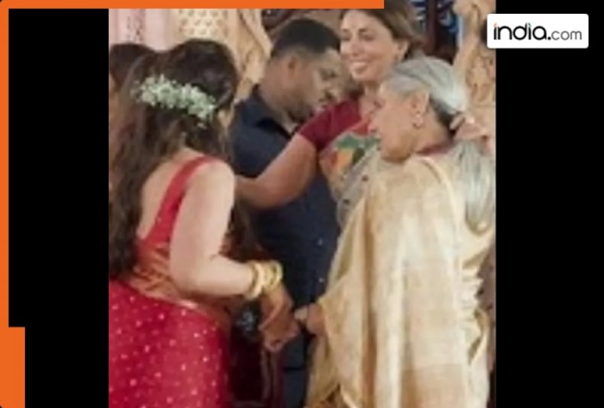 Jaya Bachchan showers love on actress whom she once reportedly  refused to let marry Abhishek Bachchan, watch viral video